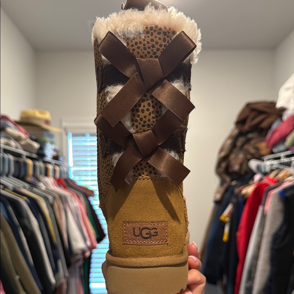 UGG Brown and Tan Ankle Boots